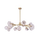 Loft Industry Modern - Boulle Pink Chandelier